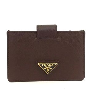 PRADA Saffiano Leather Card Case